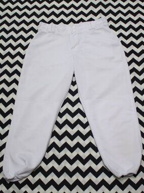 Alleson Athletic White Softball Pants - Size Large
